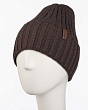 Головные уборы Поляярик 07-93-M (о) Бини для мальчика (54-56) - коричневый меланж