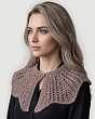 Шарфы, снуды, прочие Paola Belleza 598 PB Воротник женский (49 х 18) - кофейный