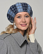 Головные уборы Di Lana Бисквит 495 Берет женский флис (56-58) - т.синий-стальной