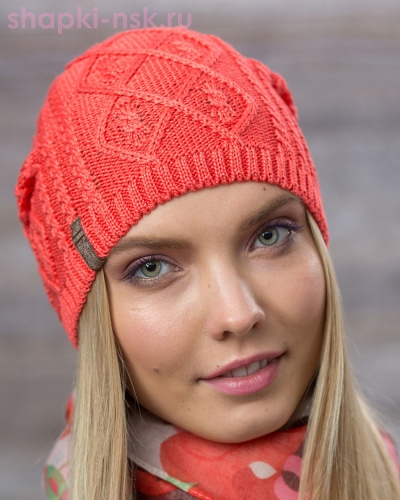 Модель: S 797 Колпак (56-58), Цвет: персик S 797 Колпак (56-58) - Шапки-НСК. Головные уборы оптом и в розницу.