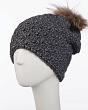 Головные уборы Marhatter 6530/1 MWH Бини женская флис (56-58) - серый