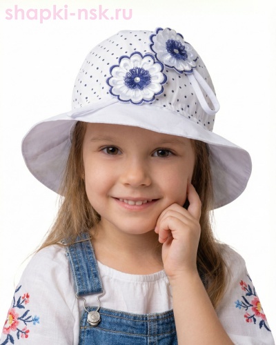 450 ЛЕ Люси Панама для девочки (48-54) - Шапки-НСК. Головные уборы оптом и в розницу.