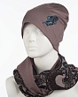 Комплекты Avenue 0144к СП Комплект женский флис (колпак+снуд) (56-58) - 360/37 графит