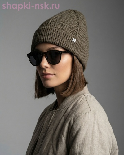 02526 1S KHW Грандэ Бини женская (56-58) - Шапки-НСК. Головные уборы оптом и в розницу.