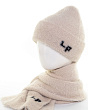 Комплекты Levelpro Чили-Сакура (колпак+шарф) Комплект - бежевый