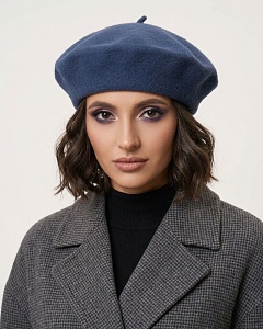 Берет фетр без отделки 12 Берет женский (59-61)