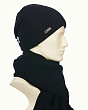 Комплекты Fomas M 473 F 473 клевант флис (шапка+шарф) Комплект - черный