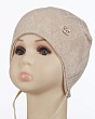 Головные уборы Поляярик 05-96-NT (м) Шапка для девочки (40-42) - св.бежевый