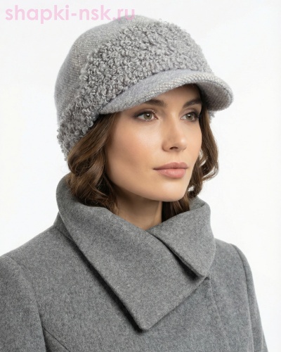 Берта Кепка женская флис (57-59) - Шапки-НСК. Головные уборы оптом и в розницу.