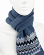 Шарфы, снуды, прочие Marhatter 11258 MBS Шарф для мальчика (130 х 16) - джинс-серый