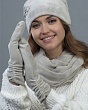 Перчатки, варежки, митенки Verenitsa (Svetlitsa) 60/11-2 флис Варежки - св.серый