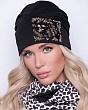 Комплекты Avenue 0101/19к СП Комплект женский флис (колпак+снуд) (56-58) - 516/5 черный