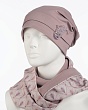 Комплекты Avenue 0143к СП Комплект женский флис (колпак+снуд) (56-58) - 517/35 пудра