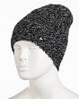 Головные уборы Gulyann Knitwear Baska Шапка женская флис (56-58) - черный-т.серый