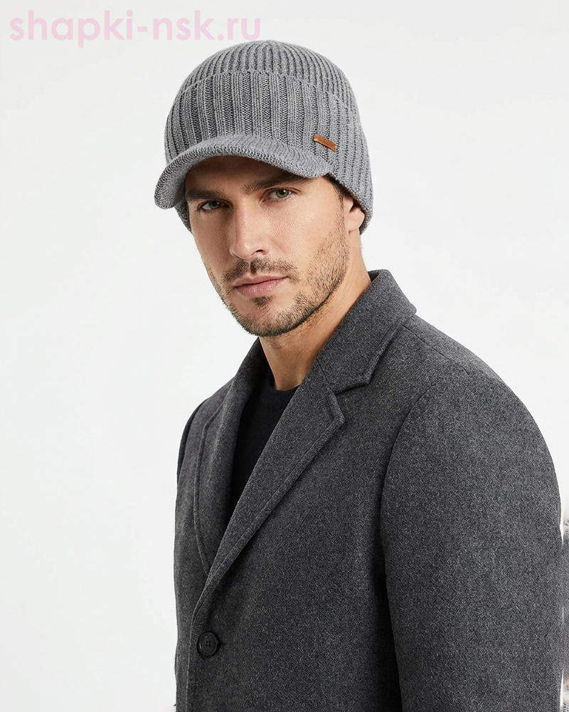 44959 F Кепка мужская флис (57-59)