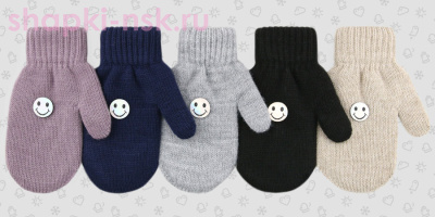 013-TMg Варежки для девочки (9-10 лет) - Шапки-НСК. Головные уборы оптом и в розницу.