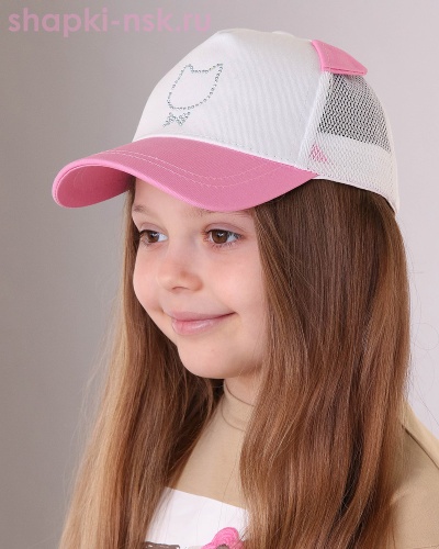 899-BS Бейсболка для девочки  (50-52) - Шапки-НСК. Головные уборы оптом и в розницу.