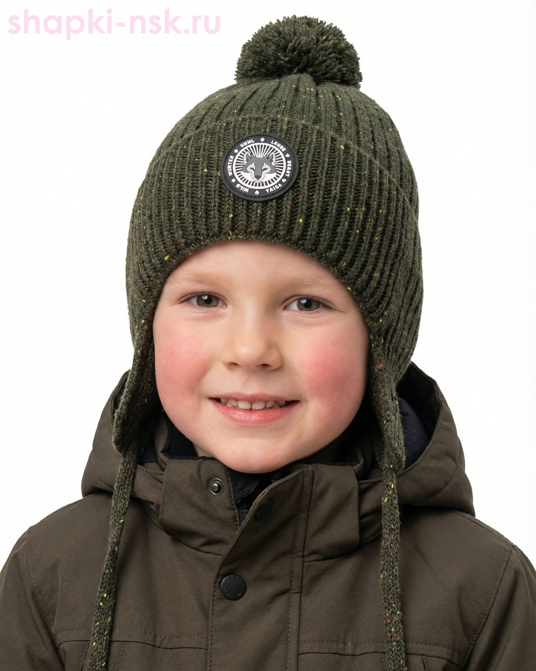 14521/2 MBU Ушанка для мальчика флис (50-54)