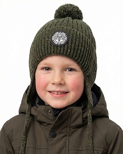 14521/2 MBU Ушанка для мальчика флис (50-54)