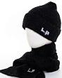Комплекты Levelpro Чили-Сакура (колпак+шарф) Комплект - черный