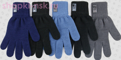 065-TGm Перчатки для мальчика (9-10 лет) - Шапки-НСК. Головные уборы оптом и в розницу.