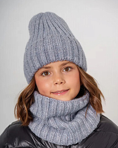 Q 200 D 200 Комплект флис (колпак+снуд) (52-54)