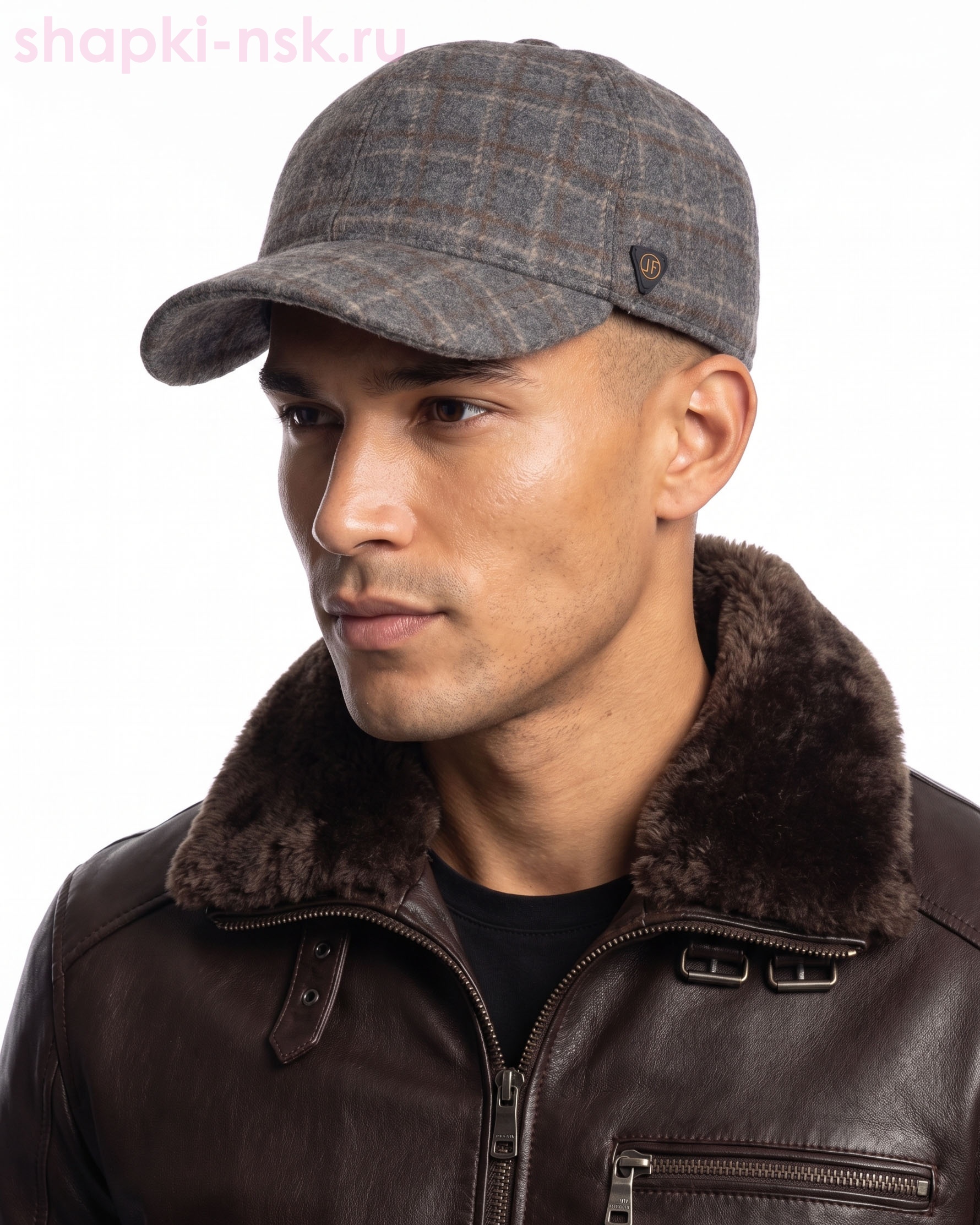 071-32 Бейсболка мужская флис (56-62)