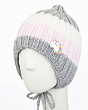 Головные уборы Marhatter 13230/2 MGU Колпак для девочки флис (50-52) - серо-розовый