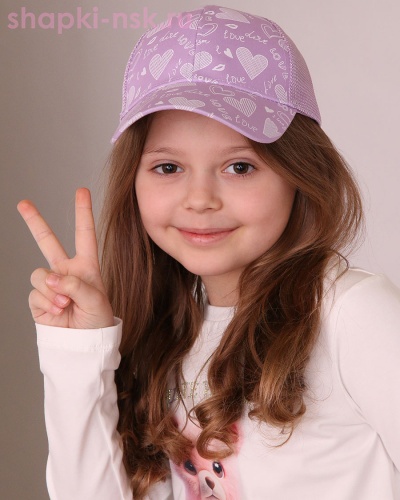 764-BS Бейсболка для девочки (50-52) - Шапки-НСК. Головные уборы оптом и в розницу.