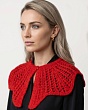 Шарфы, снуды, прочие Paola Belleza 598 PB Воротник женский (49 х 18) - красный