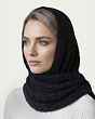 Шарфы, снуды, прочие Paola Belleza 601 PB Косынка женская (128 х 58) - черный