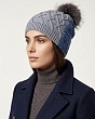 Головные уборы Snezhna (marhatter) 7126/2 SWH Шапка женская флис (56-58) - серо-голубой-голубой