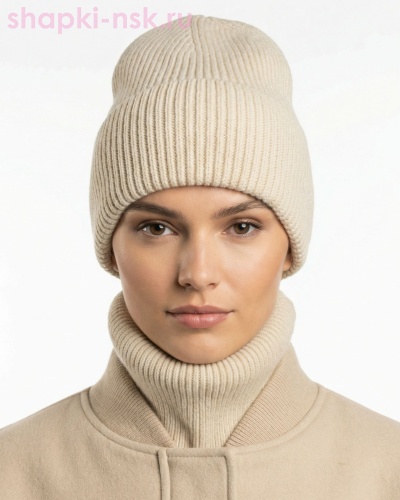 662 KWH Комплект женский (колпак+снуд) (56-58) - Шапки-НСК. Головные уборы оптом и в розницу.