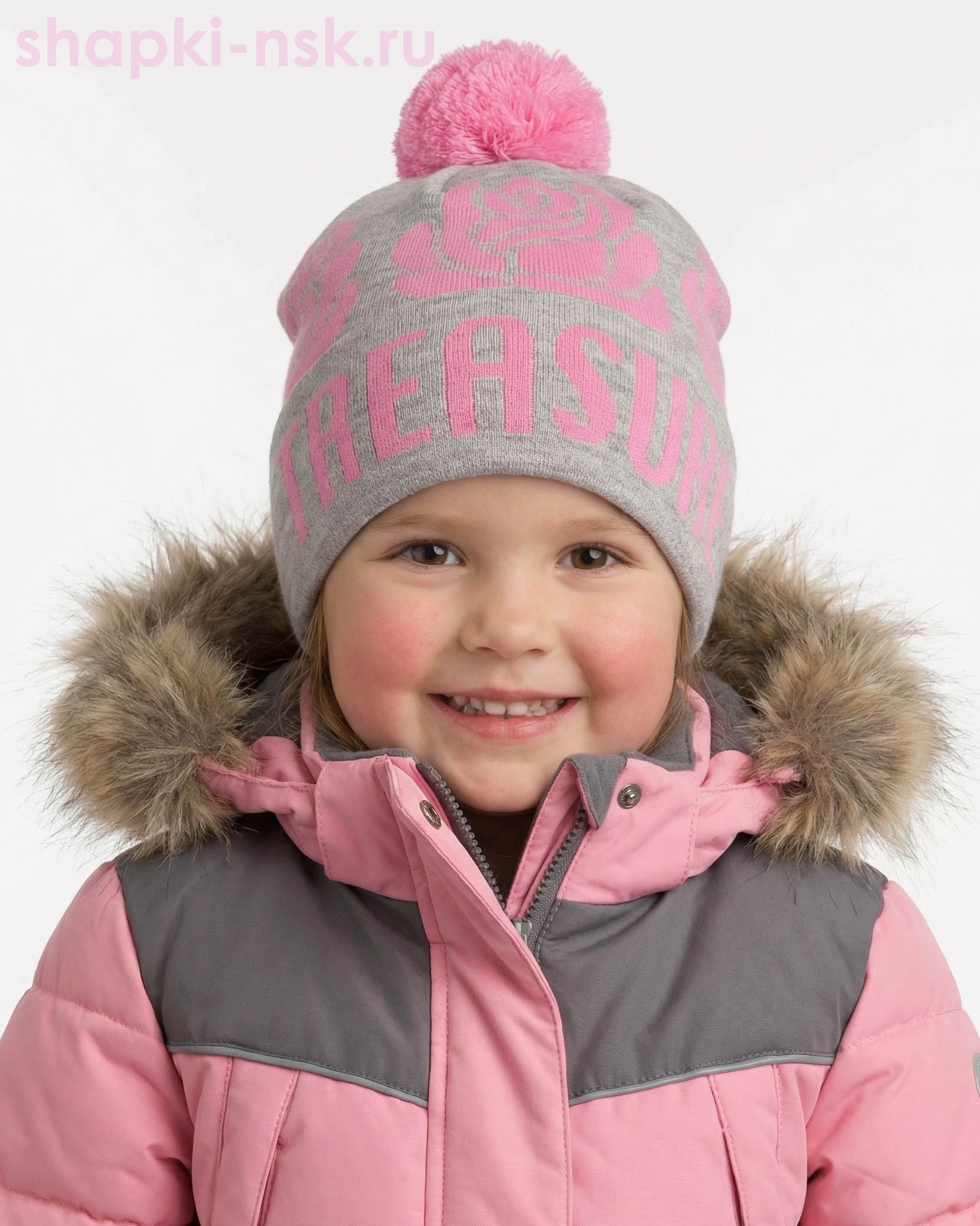 9520/2 MGH Колпак для девочки флис (52-54)