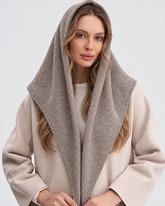 Марфа 2 пряжа Енот Косынка (130 x 45)