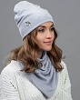 Шарфы, снуды, прочие Verenitsa (Svetlitsa) 60/2 Манишка женская (54-58) - серо-голубой