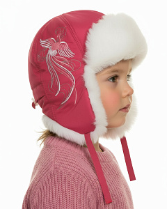 231-З Жар-птица Ушанка для девочки (50-52)