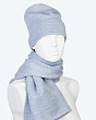 Комплекты Forti Дани (колпак+шарф) Комплект - серо-голубой