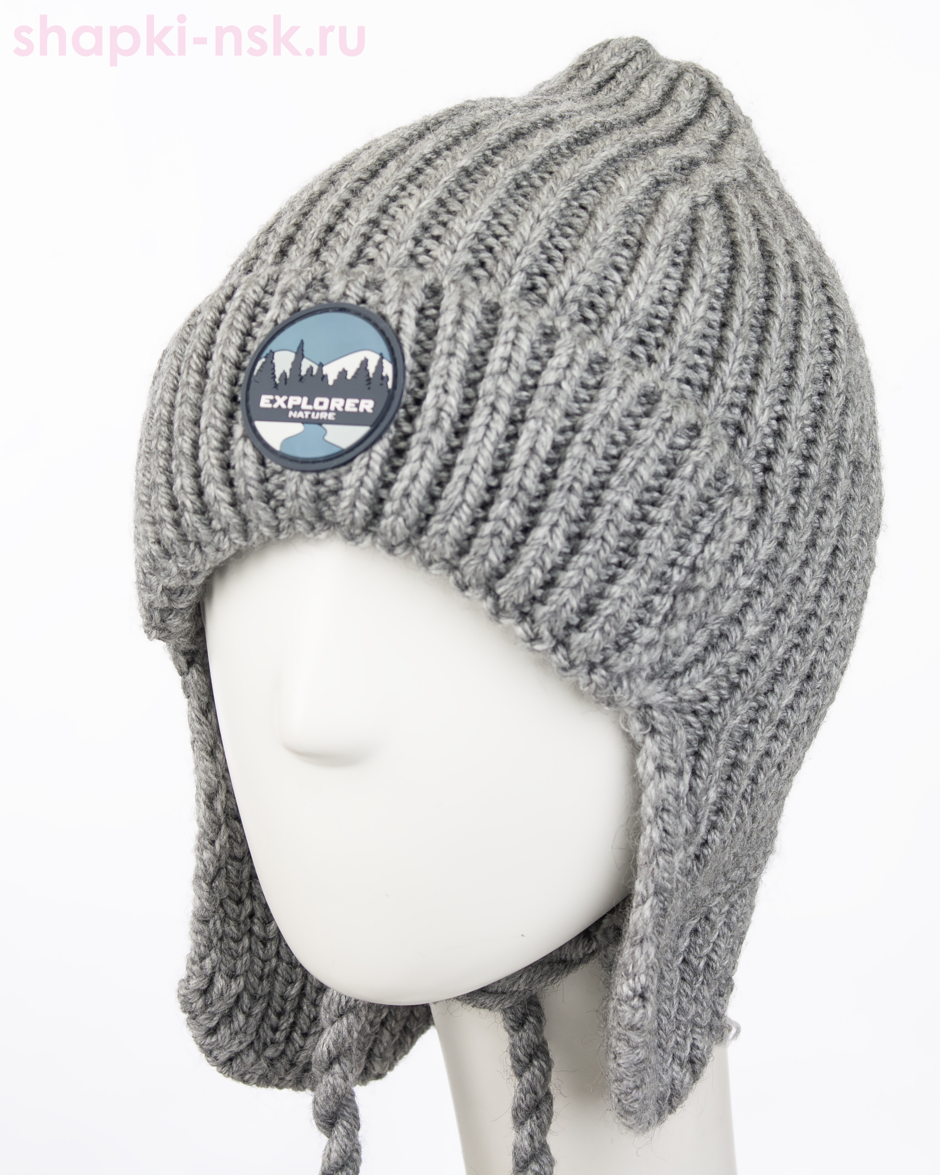 13276/2 MBU Ушанка для мальчика флис (50-52)