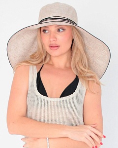 Лира супермакси Шляпа лён (56-57)