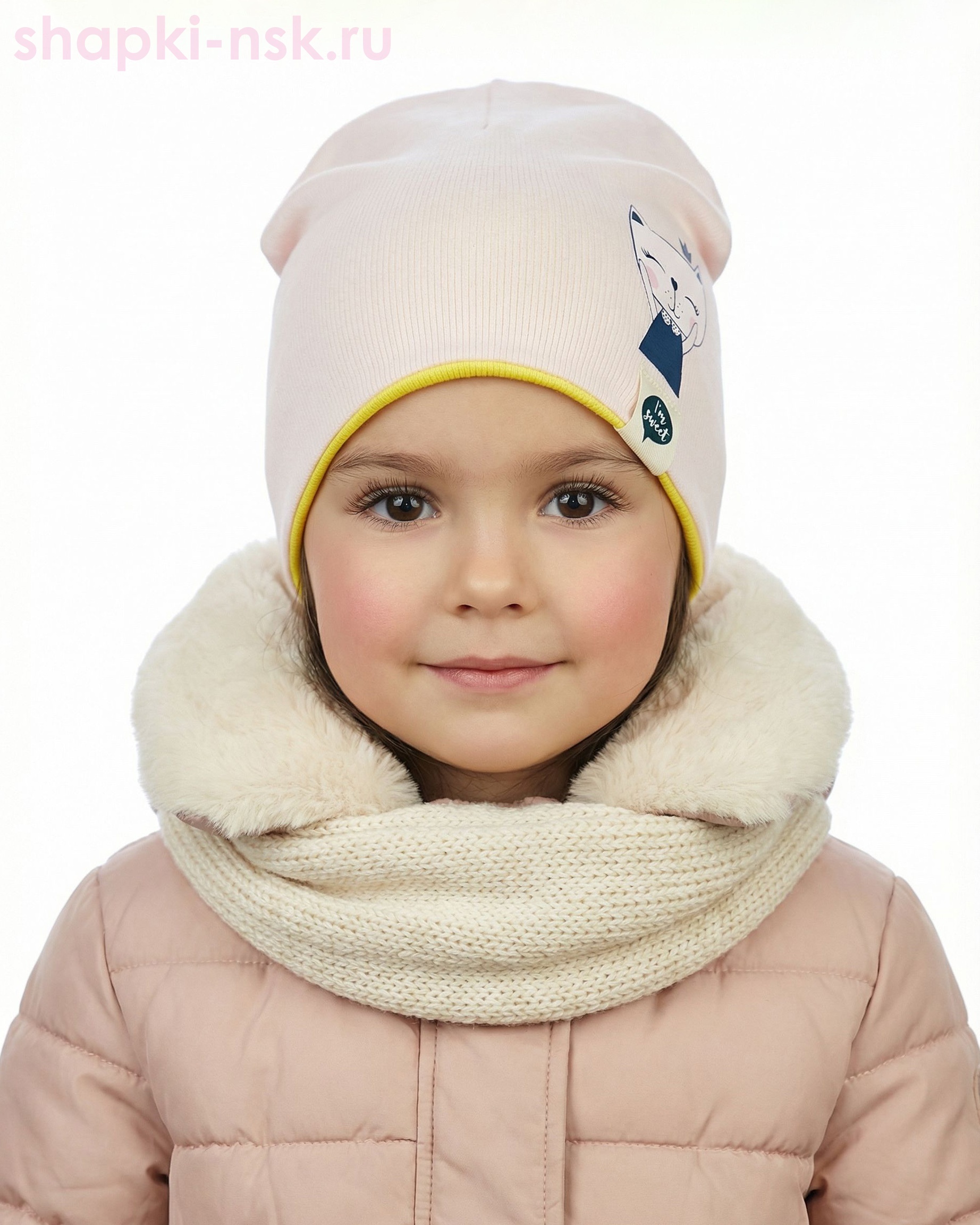 01-51-CT Колпак для девочки (46-48)