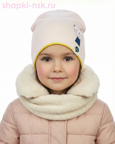 01-51-CT Колпак для девочки (46-48) - Шапки-НСК. Головные уборы оптом и в розницу.