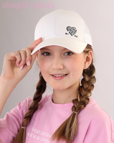 793-BS Бейсболка для девочки (54-56) - Шапки-НСК. Головные уборы оптом и в розницу.