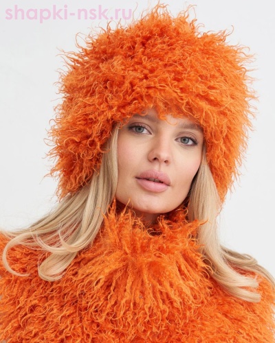 Люси экомех козлик Кубанка женская флис (56-57) - Шапки-НСК. Головные уборы оптом и в розницу.