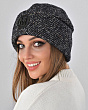 Головные уборы Mike Ambaroff Отворот мохер мульти флис МА мини Шапка Шапка флис (56-58) - черный