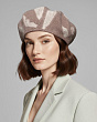 Головные уборы Di Lana 517 Берет женский флис (56-58) - какао-белый