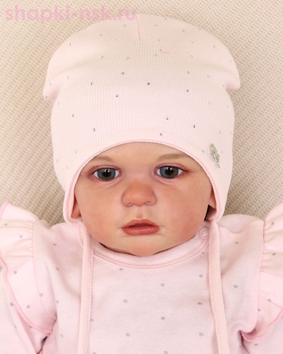 03-44-ST Шапка для девочки (46-48) - Шапки-НСК. Головные уборы оптом и в розницу.