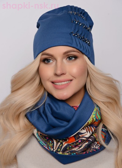 064/18к СП Колпак женский флис - Шапки-НСК. Головные уборы оптом и в розницу.