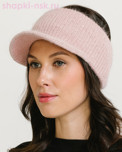 158 PB Повязка с козырьком (56-58) - Шапки-НСК. Головные уборы оптом и в розницу.