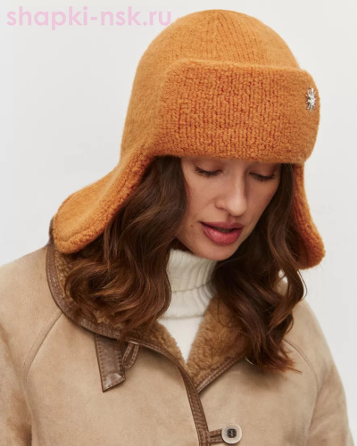 1015 WH Ушанка женская (56-58) - Шапки-НСК. Головные уборы оптом и в розницу.